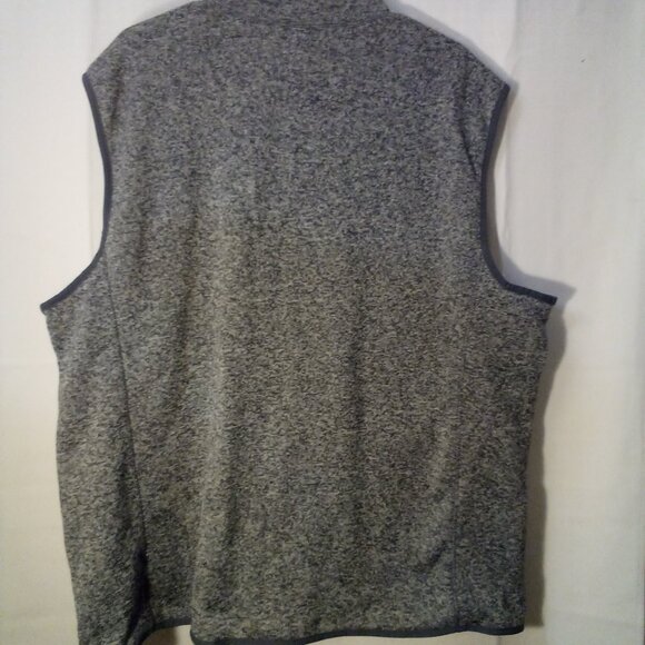 Ocean Coast Vest Jacket Men XXL Sleeveless Full Zip Pockets Gray - Picture 10 of 14